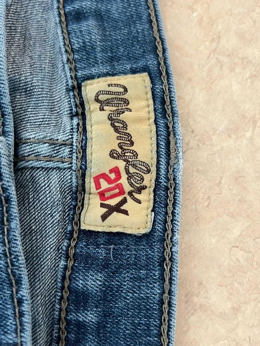 Wrangler 20X Boys Blue Denim Jeans
